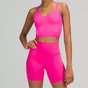 NWT Lululemon- 8” Align Shorts Sonic Pink - Size 10